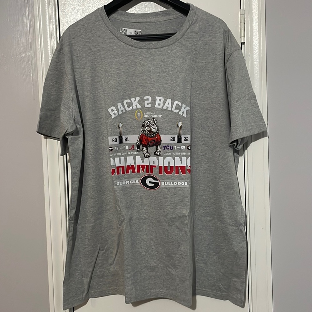 men's back to back champions shirt